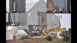 SpaceX Boca Chica - Starship SN3 in final preps for full stacking