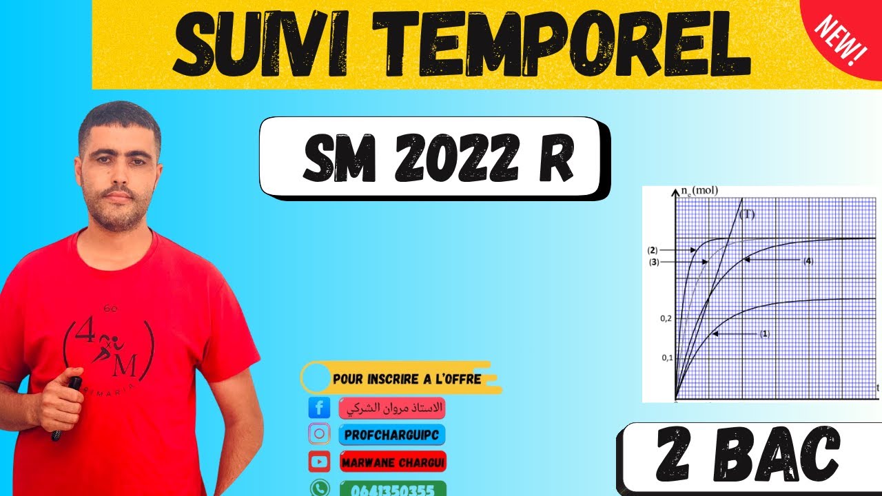 suivi temporel -Examen national SM 2022 -2 BAC SM Prof Chargui
