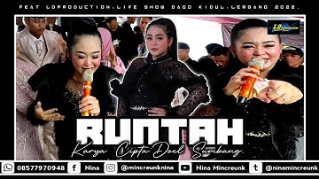 NINA MINCREUNK - RUNTAH (DOEL SUMBANG) || LDPRO || MUTIARA SOUND SYSTEM || 2022.