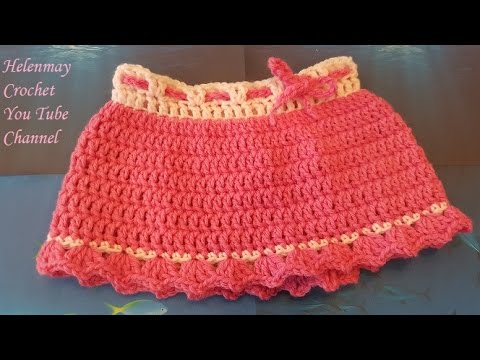 crochet baby skirt pattern free