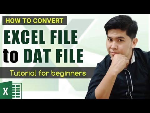 Excel 파일을 DAT 파일로 쉽게 변환하는 방법