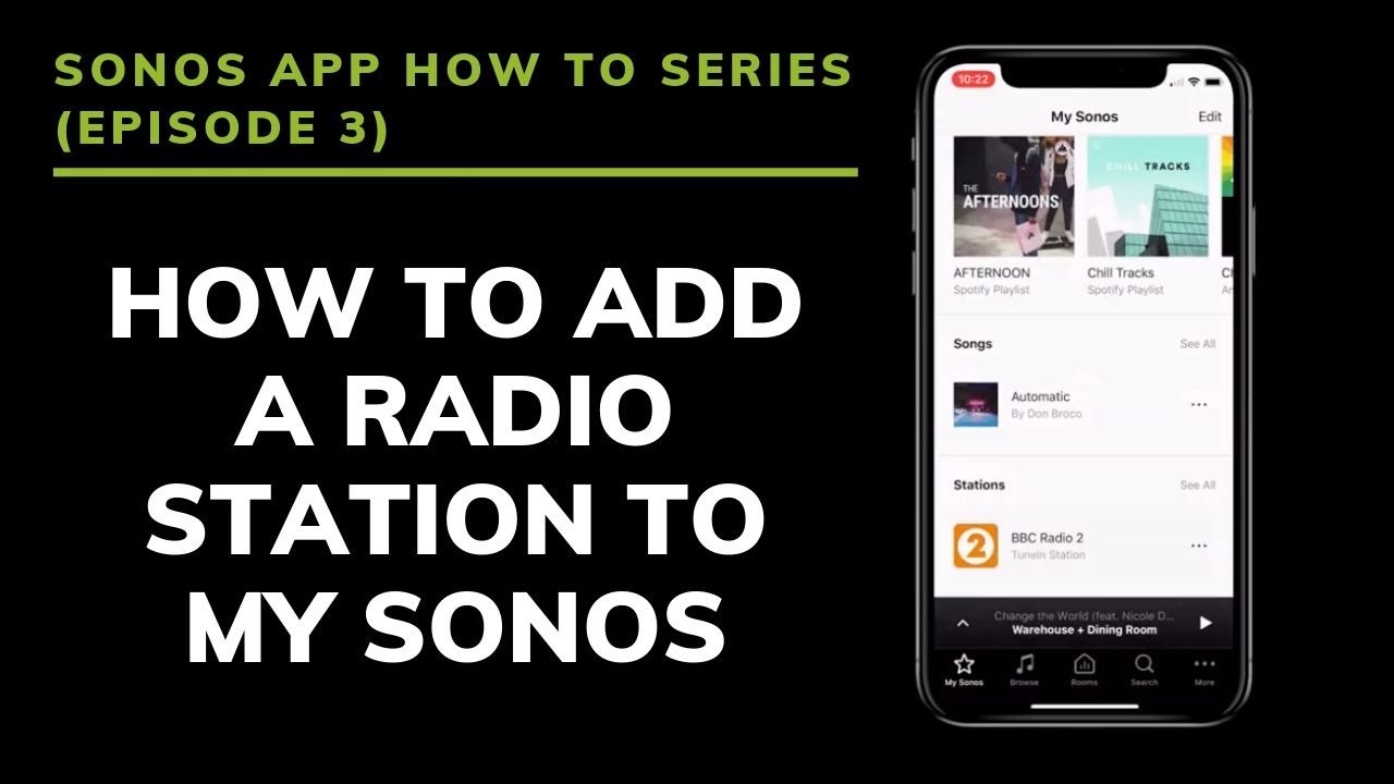 Begrænse telegram tillykke Sonos App How To: Adding a Radio Station to My Sonos - YouTube