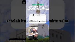 SHOLAT BISA MENGHAPUS DOSA #belajar #duet #motivasi #status #shorts