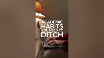 Ditch these 4 habits and watch your grades improve