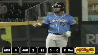 Akron takes the lead in the 12th on an error
