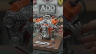 This Mini V8 Engine is Insanely Realistic!⚙️🔥#Shorts #MiniEngine#V8#CarLovers #Mechanical#Engineerin