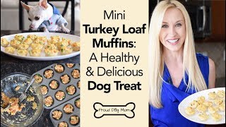 Homemade Dog Treat: Mini Turkey Loaf Muffins | Proud Dog Mom