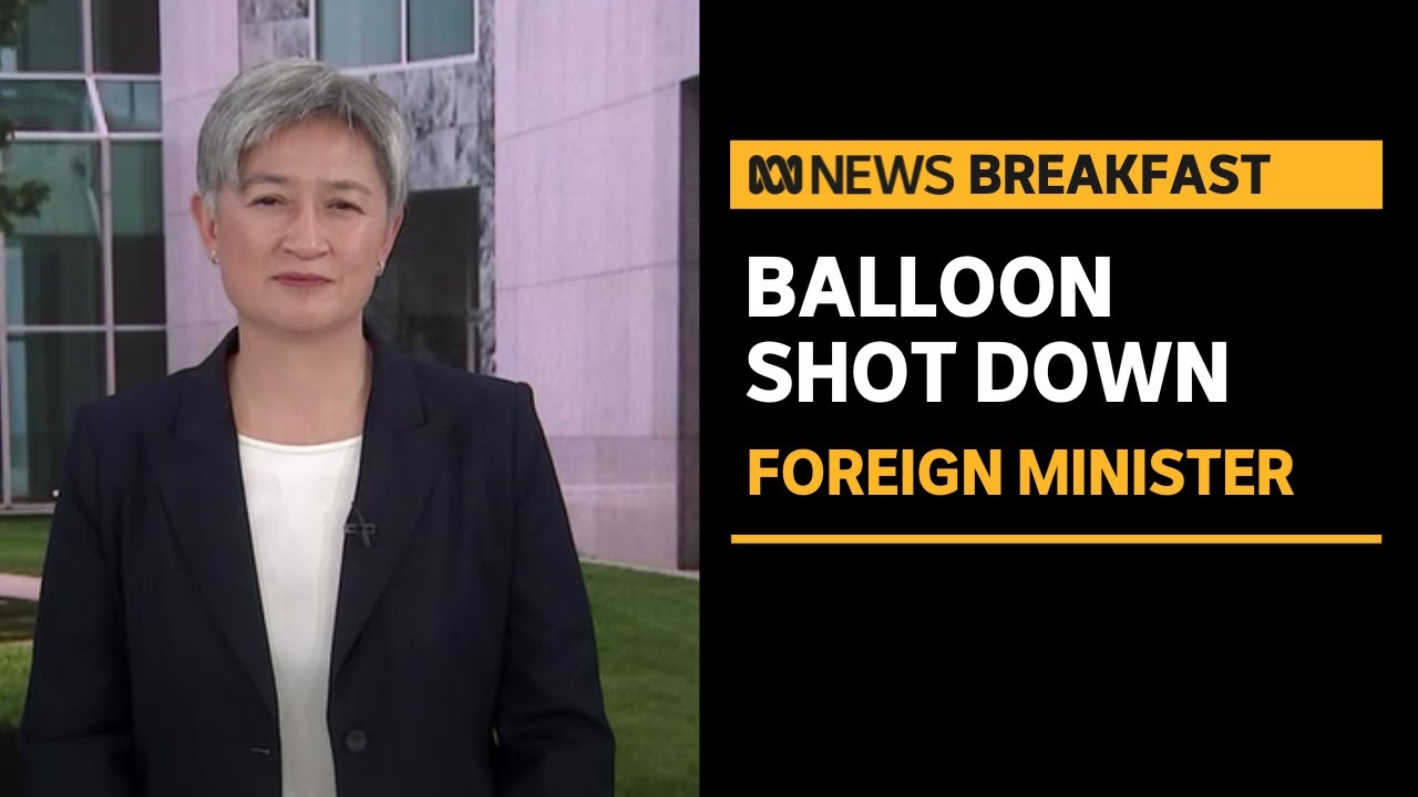 ⁣Foreign Minister Penny Wong responds to balloon incident | ABC News