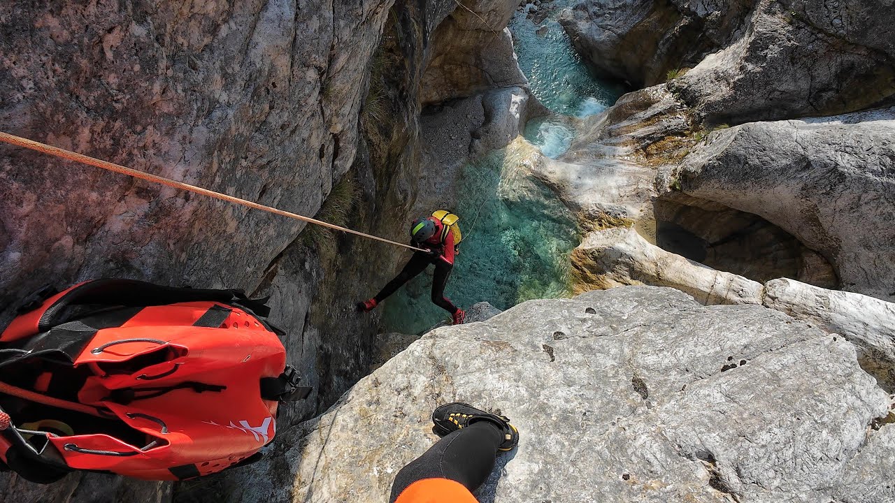 Canyoning in Italy - Rio Ponte de Muro, Pontebba, Friuli