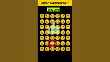 Memory Test  || Find The Odd Emoji Out || Emoji Puzzle Quiz || #quiztime #shorts SR Facts Gyan 