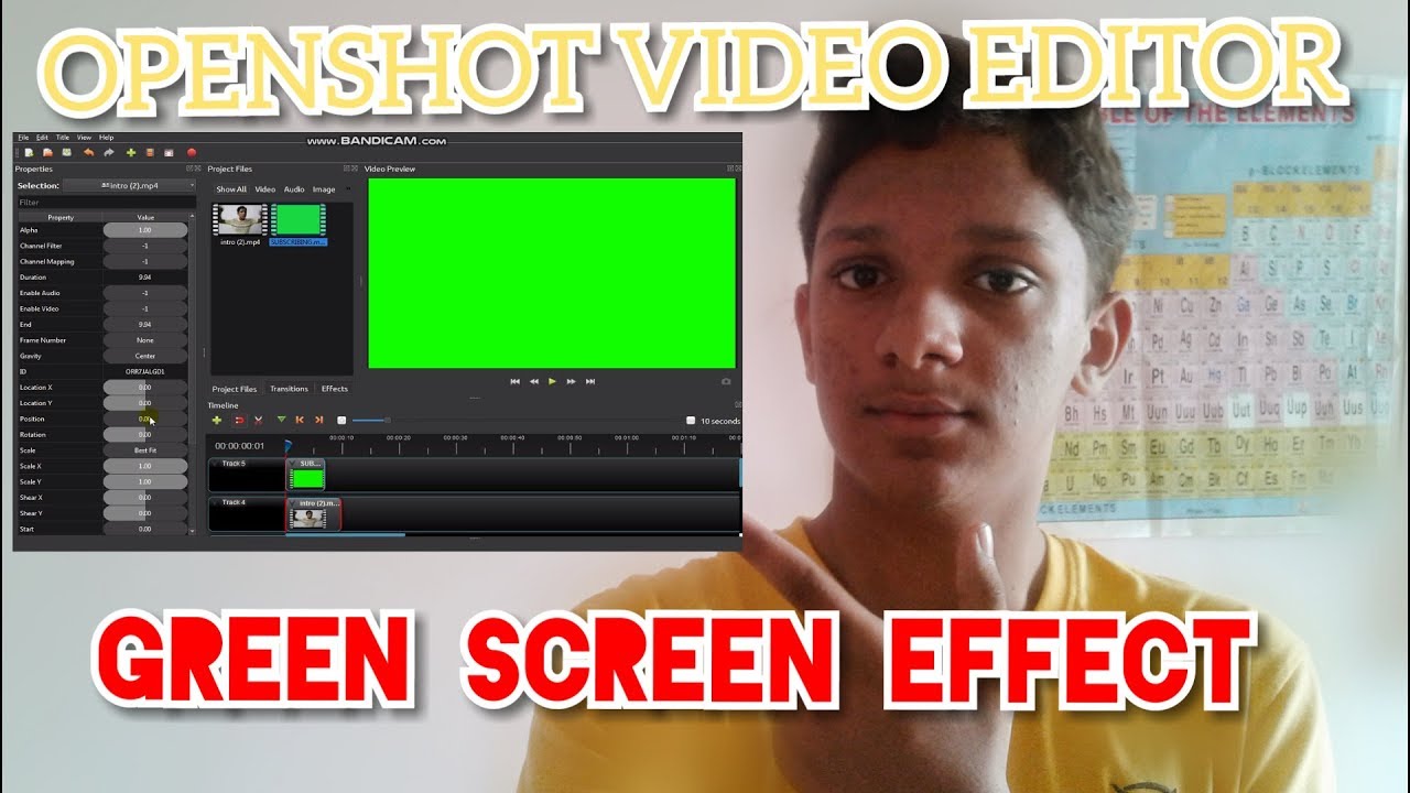 green screen image editor