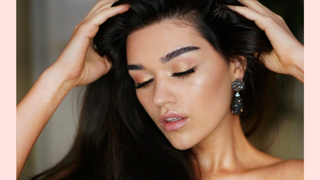 GIGI HADID Bronze Goddess Inspired Makeup Tutorial YouTube