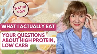 What I eat in a day - high protein, low carbohydrates