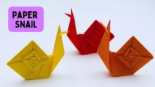 How To Make Easy Paper SNAIL For Kids / Nursery Craft Ideas / Paper Craft Easy / KIDS crafts