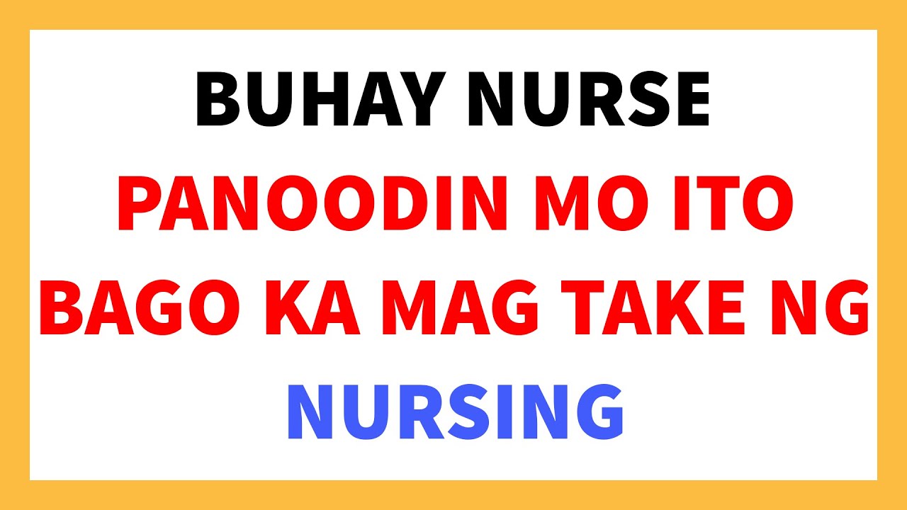 gusto ko maging nurse essay brainly