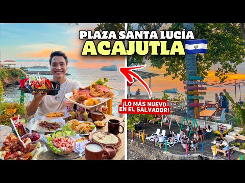 ¡Lo más NUEVO en EL SALVADOR! 🇸🇻😍 Plaza Santa Lucía Acajutla