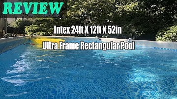 Intex 24ft X 12ft X 52in Frame Rectangular Pool - Review 2022