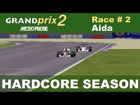 Microprose Grand Prix 2 - Race #02 -  Aida (Hardrcore Season)