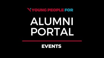 Alumni Portal How-To | Events