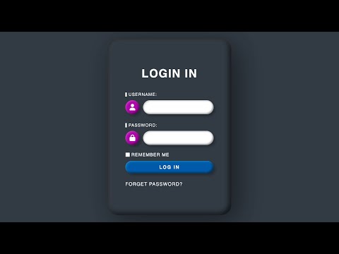 Claymorphism Login Form | HTML & CSS