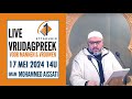 Live  vrijdagpreek arabisch  nederlands  17 mei 2024  centrum ettaouhid rdam