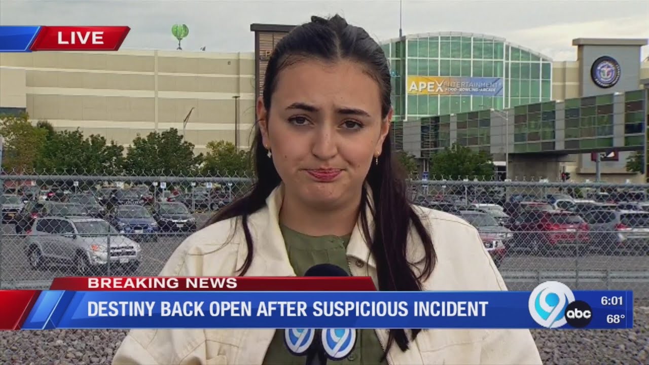 Destiny USA back open after umbrella mistaken for weapon