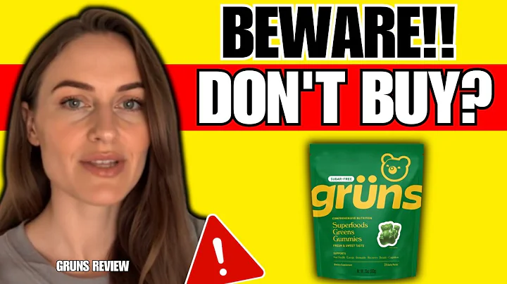 GRUNS REVIEW ((❌SCAM OR LEGIT?✅)) - Gruns Superfood Gummies Reviews - Does Gruns Work? Gruns Amazon