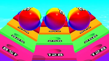 Ball Run 2048 - All Levels Mobile Gameplay Walkthrough Android iOS (Level 231-240)