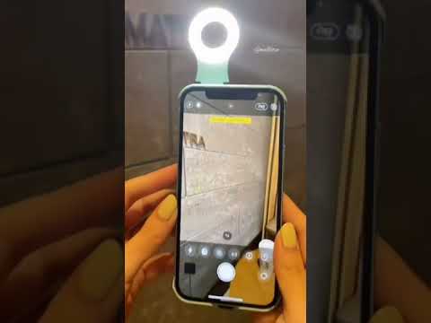 Mobile selfie flash