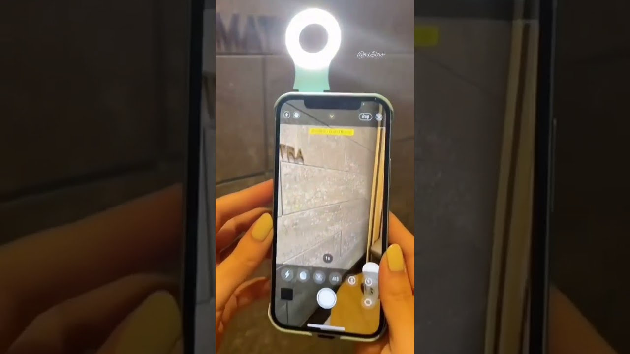 Mobile selfie flash light