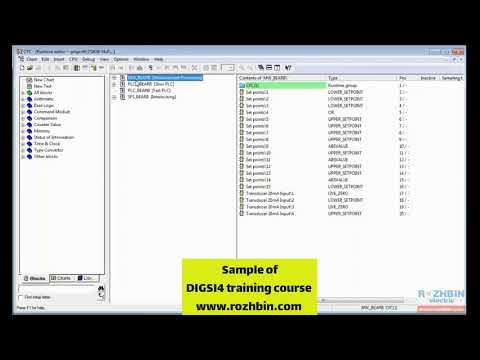 (Sample of DIGSI4 training course(programming