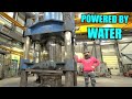2000 TON HYDRAULIC PRESS | Speed and Power from pressure accumulators