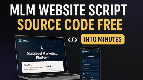 MLM Lab Website Script l How To Make MLM Website With MLM Lab Script 
