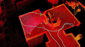 SLAM run with Ouster os1 128