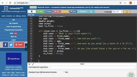 C++ Basic Data Types and std::string class with Example