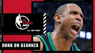 A LOT of emotions - Al Horford recaps his dunk on Giannis Antetokounmpo | NBA Today
