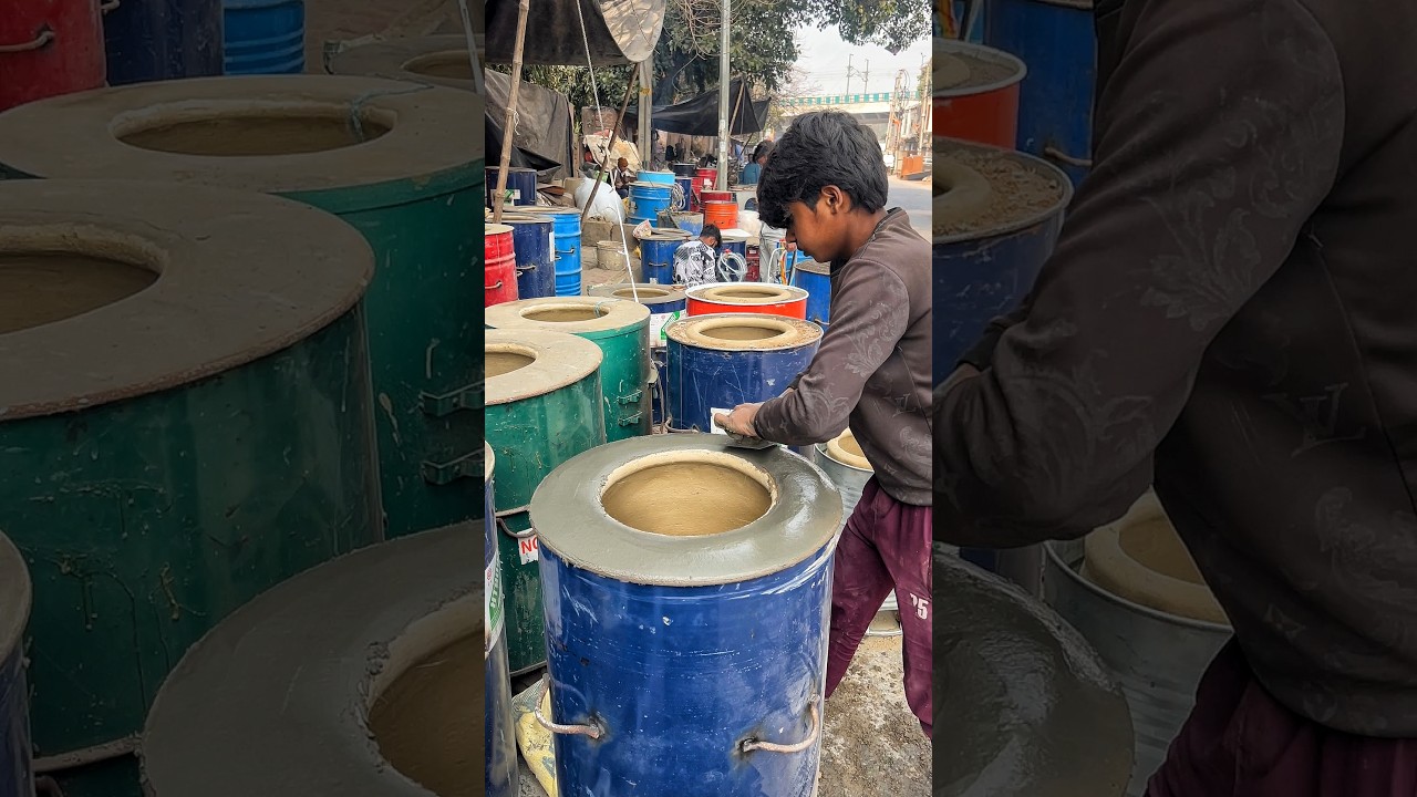 देखो तंदूर कैसे बनता है😱😱 सिर्फ 15 मिनट में बन कर तैयार😳😳