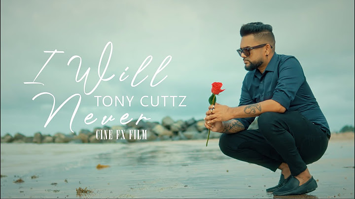 Tony Cuttz - I Will Never [Official Music Video] (2025 Chutney Soca)