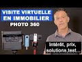 Visite virtuelle en immobilier photo 360  intrt solutions choix tarifs avis