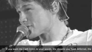 Morten Harket &#39;Listening&#39; (Dawnie) backing track/instrumental with lyrics.