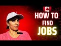 How to get job in canada       job parttime  tips to find job