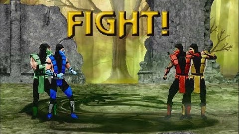 Mortal Kombat || Reptile & Sub-Zero Vs Scorpion & Ermac || Full Fight