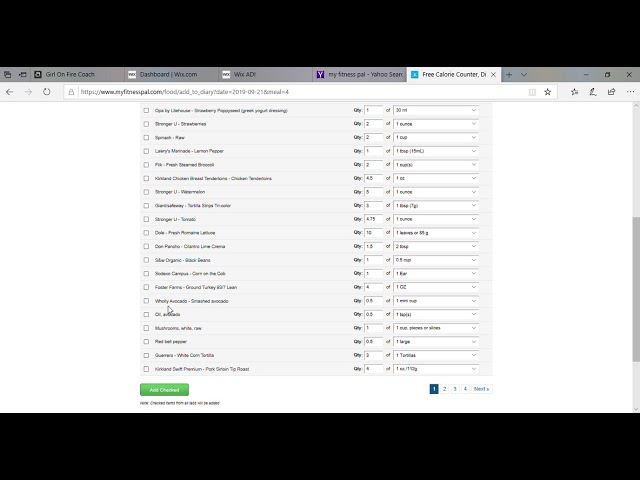 MyFitnessPal Demo