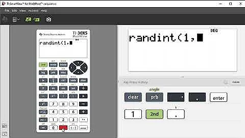 Selecting a Random Sample Using the TI-30XS Multiview Scientific Calculator