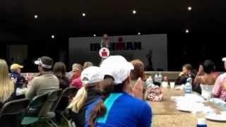 Ironman CDA 2012 Champion Meredith Kessler's speech
