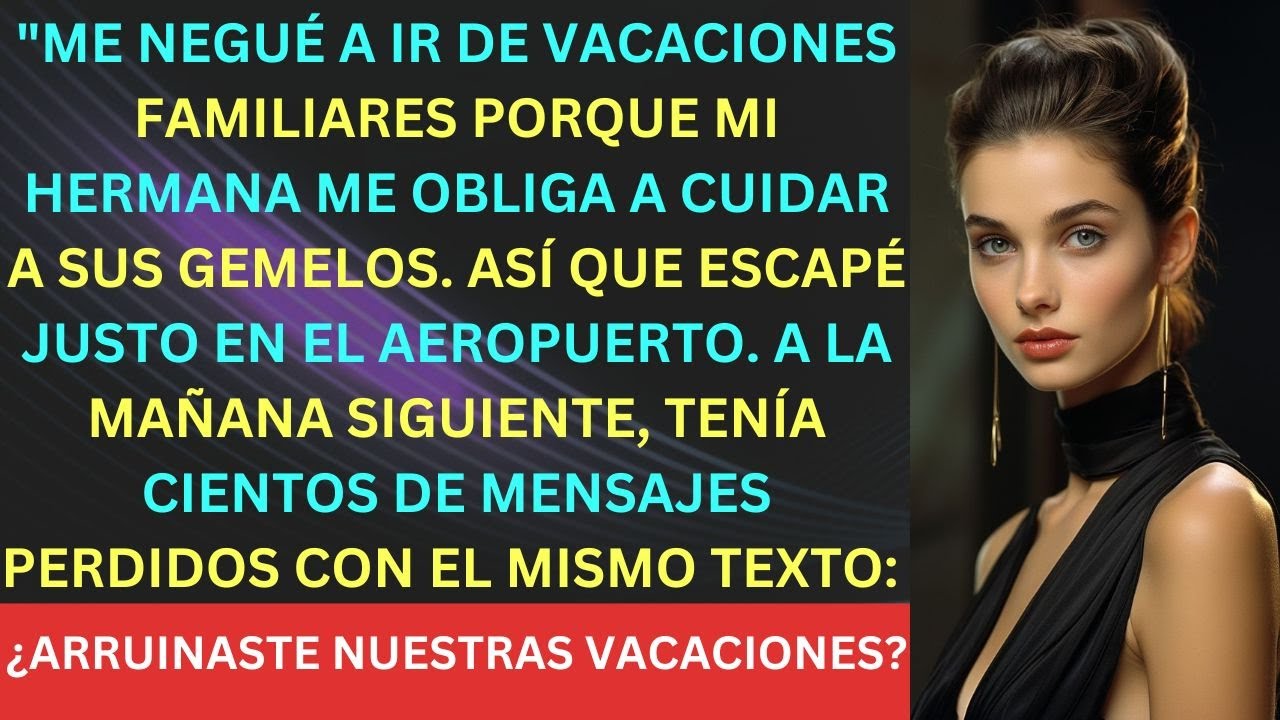 Me Negué a Irme de Vacaciones Familiares Porque Mi Hermana Me Obliga#viralvideo #historias #reddit