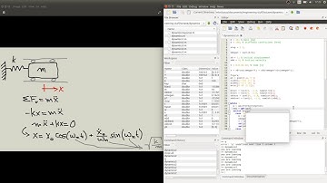 octave dynamics 02b mass spring interactive   matlab