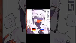 Countryhumans - Germany & Russia now VS then 🇩🇪🇷🇺 #shorts #edit #country #countryhumans #history