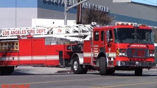 LAFD Truck 90 Responding