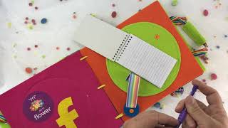 Kids Notebook Page  for the TinyFeats Quiet Book - Busy Book